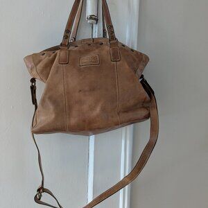 Patricia Nash Leather Double Handles Tote Handbag